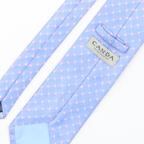 canda Mens Multicoloured Polka Dot Polyester Pointed Tie One Size