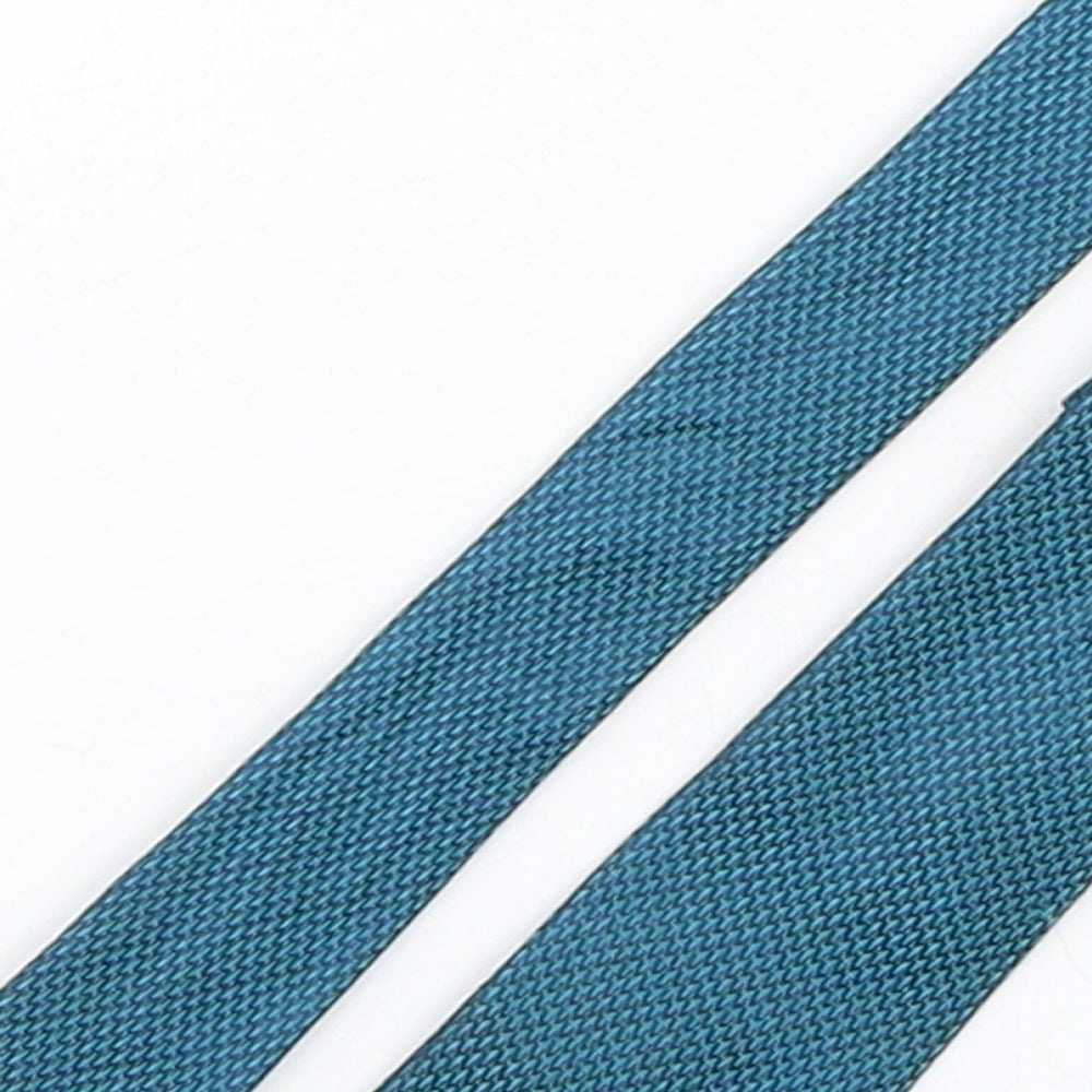 NEXT Mens Green Grenadine Polyester Pointed Tie One Size