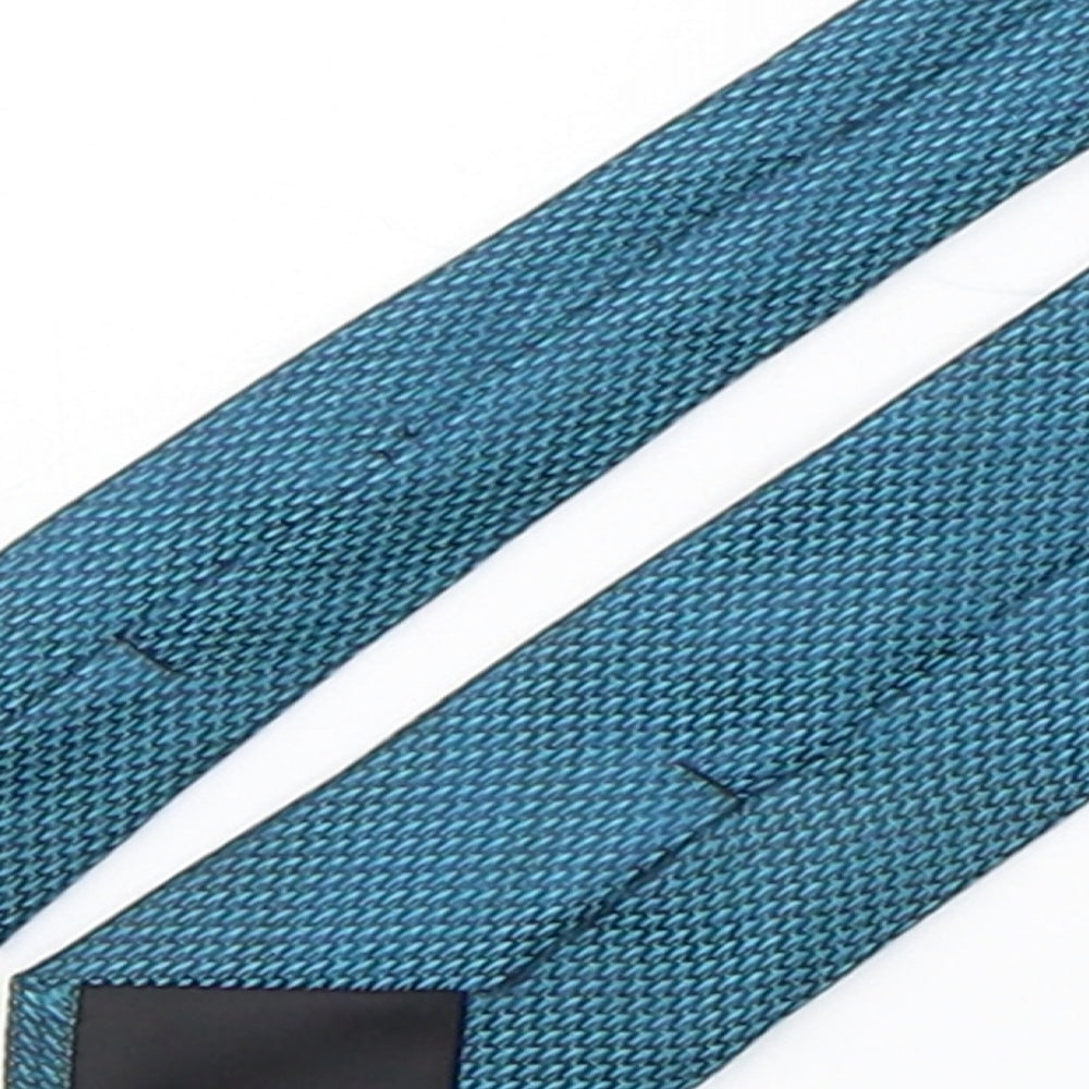 NEXT Mens Green Grenadine Polyester Pointed Tie One Size