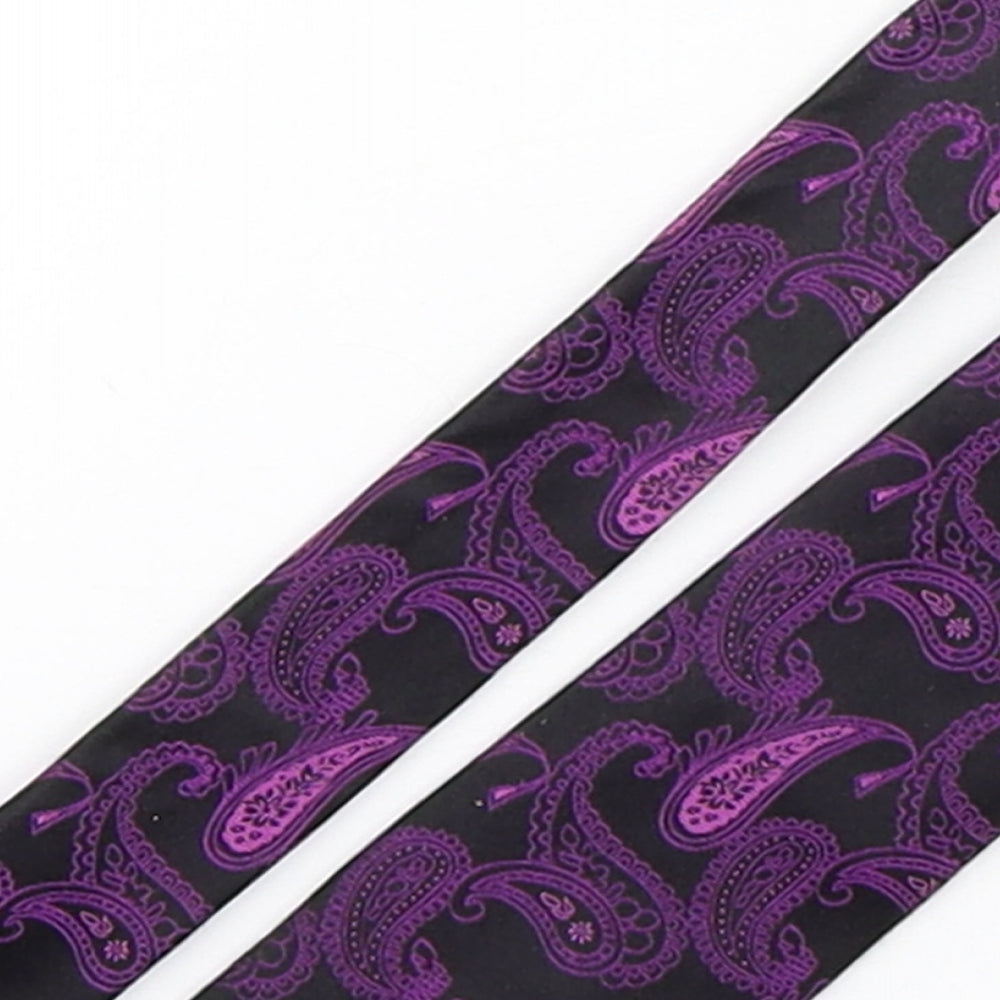 stvdio Mens Multicoloured Paisley Silk Pointed Tie One Size