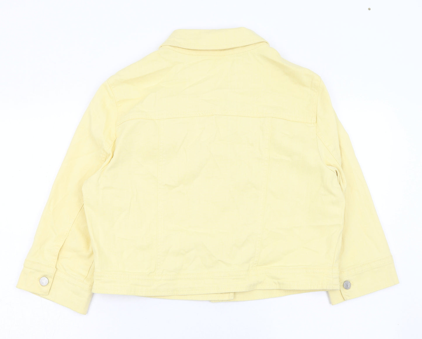 Kaleidoscope Womens Yellow   Jacket  Size 16  Button