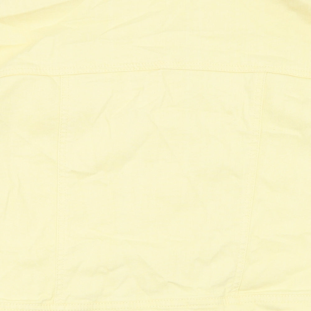 Kaleidoscope Womens Yellow   Jacket  Size 16  Button