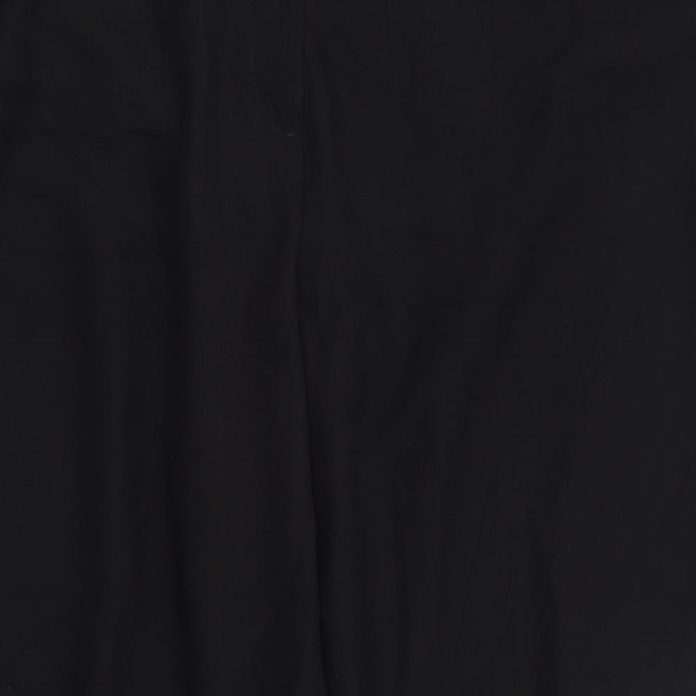 George Womens Black  Polyester Trousers  Size 20 L28 in Regular Zip