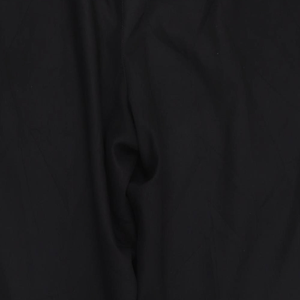 George Womens Black  Polyester Trousers  Size 20 L28 in Regular Zip