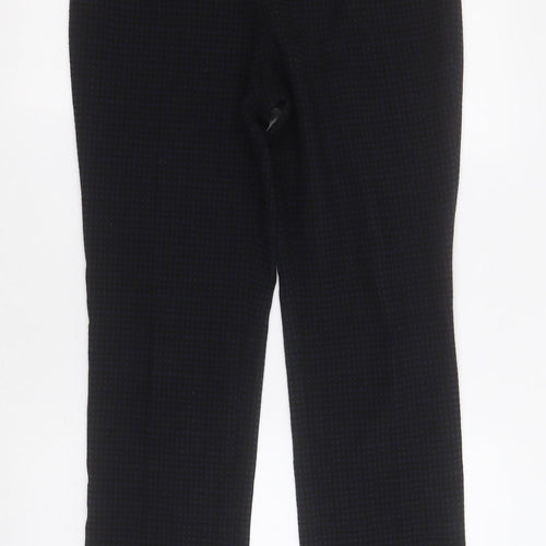 CC Womens Black  Polyester Carrot Trousers Size 10 L28 in Regular Zip
