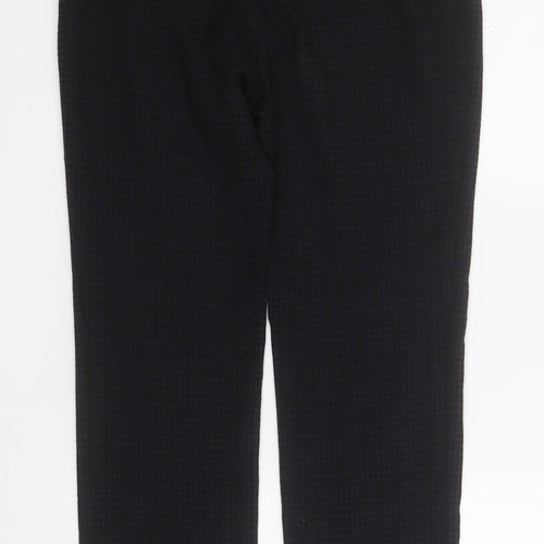 CC Womens Black  Polyester Carrot Trousers Size 10 L28 in Regular Zip