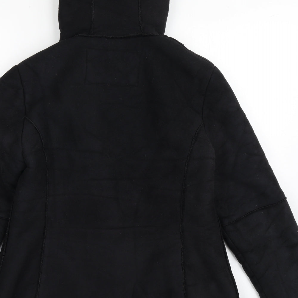 Marks and Spencer Womens Black   Jacket Coat Size 12  Zip