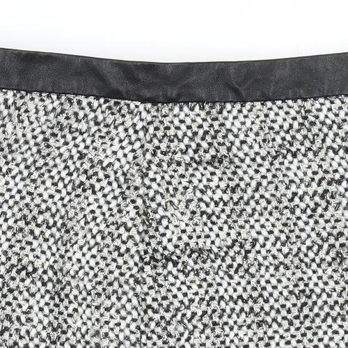 Dunnes Stores Womens Black  Polyester A-Line Skirt Size 25 in   Zip