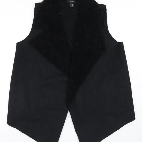 Atmosphere Womens Black V-Neck  Polyester Cardigan Jumper Size L