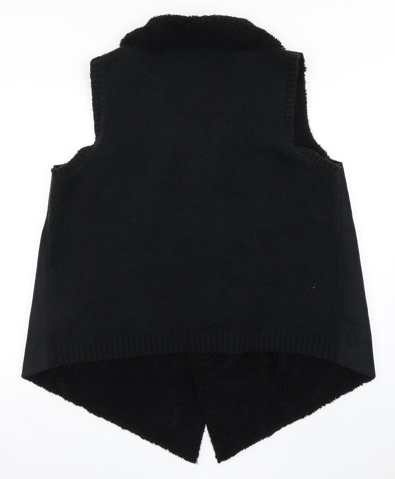 Atmosphere Womens Black V-Neck  Polyester Cardigan Jumper Size L