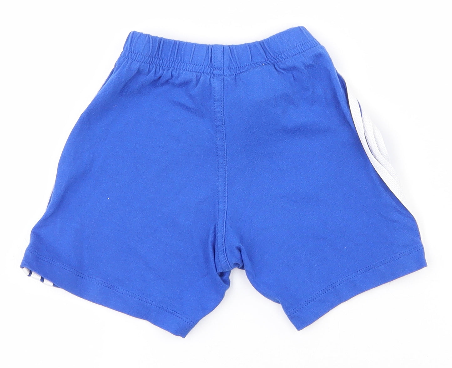 adidas Boys Blue  100% Cotton Sweatpants Trousers Size 18-24 Months  Pullover - Shorts