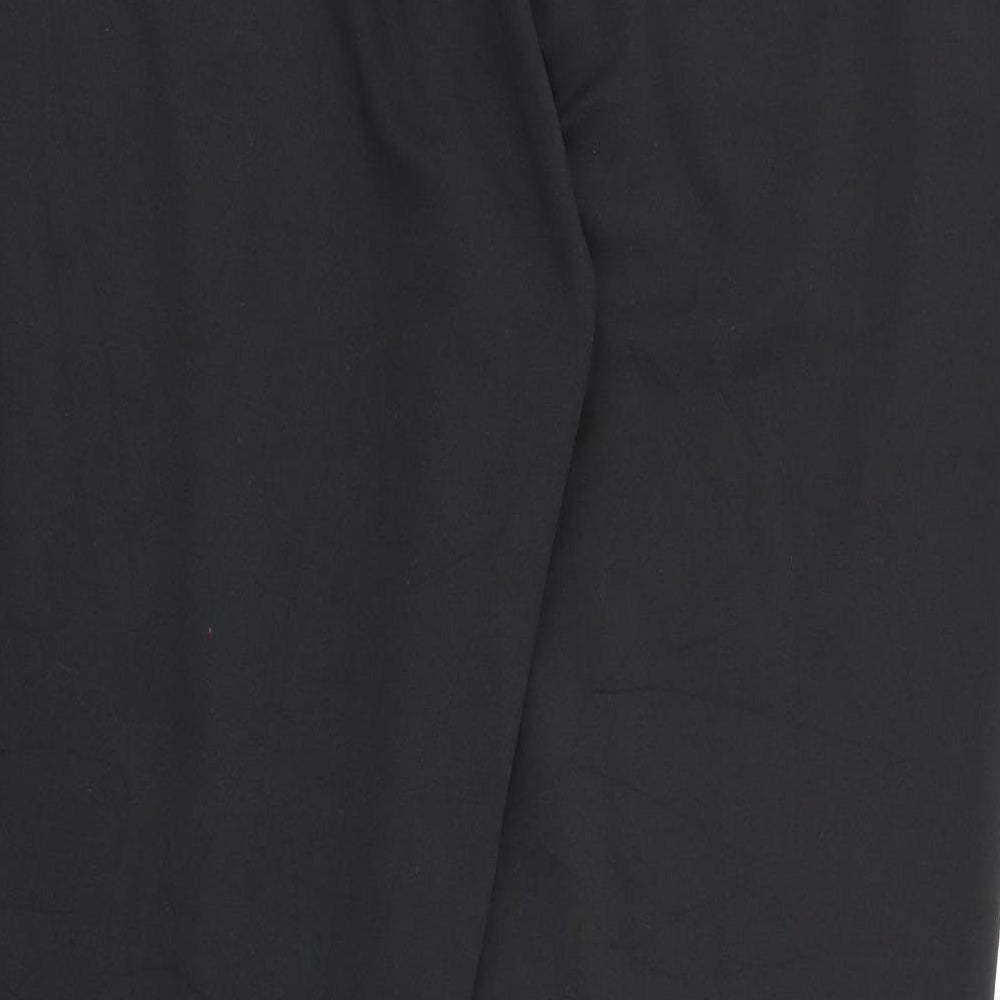 Damart Womens Black  Polyester Jogger Trousers Size 20 L27 in Regular