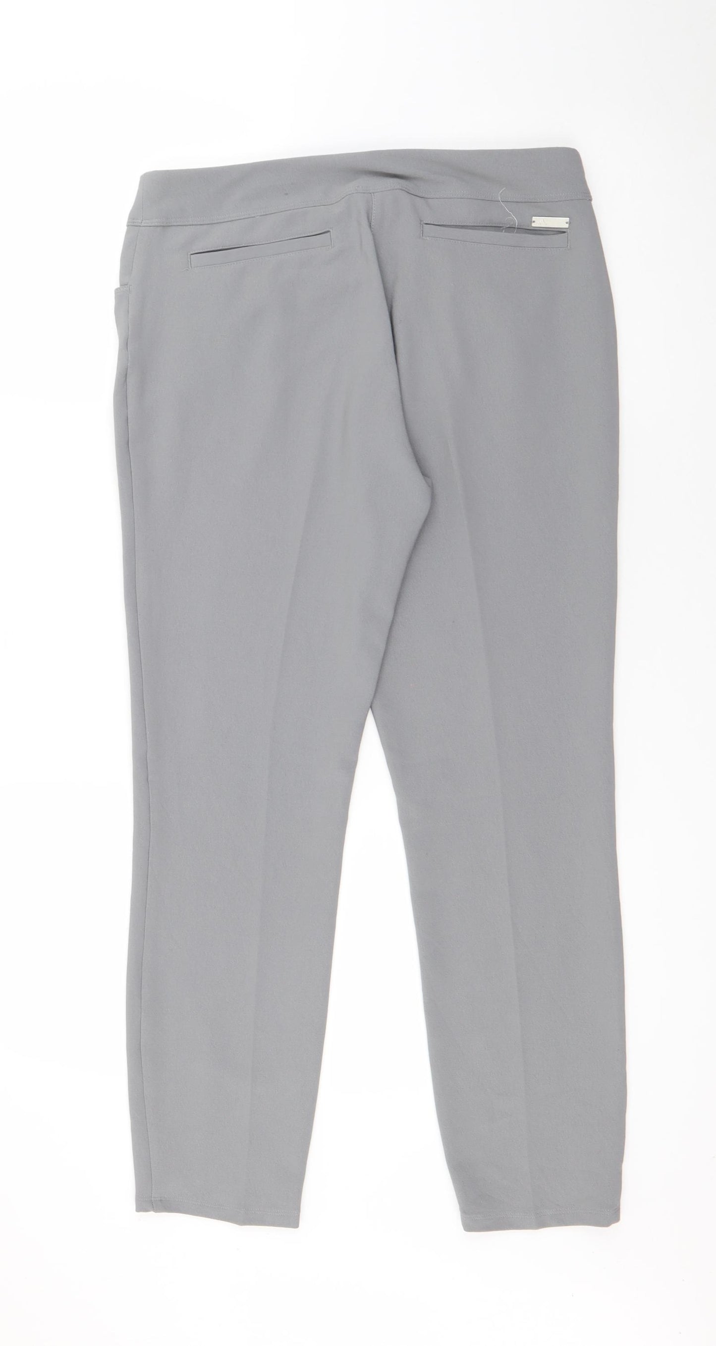 adidas Womens Grey  Polyester Pedal Pusher Leggings Size S L26 in