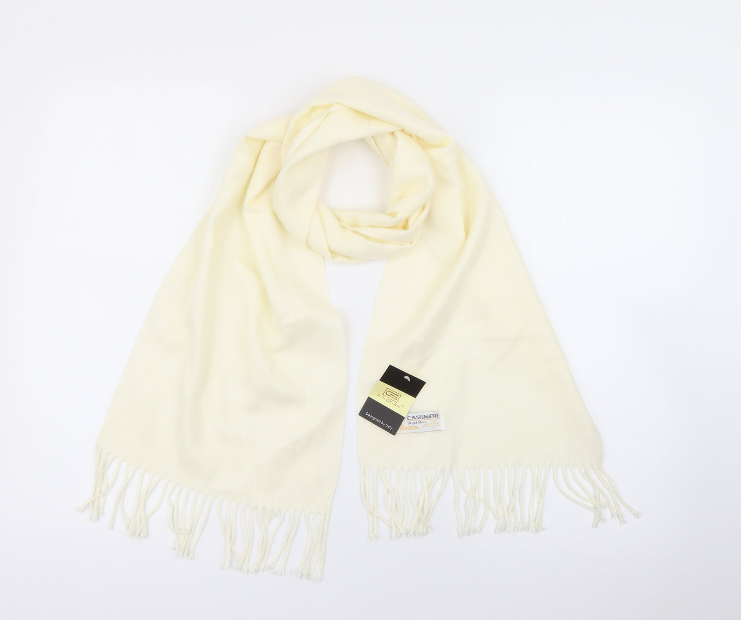 Royal Rossi Unisex Ivory  Cashmere  Scarf