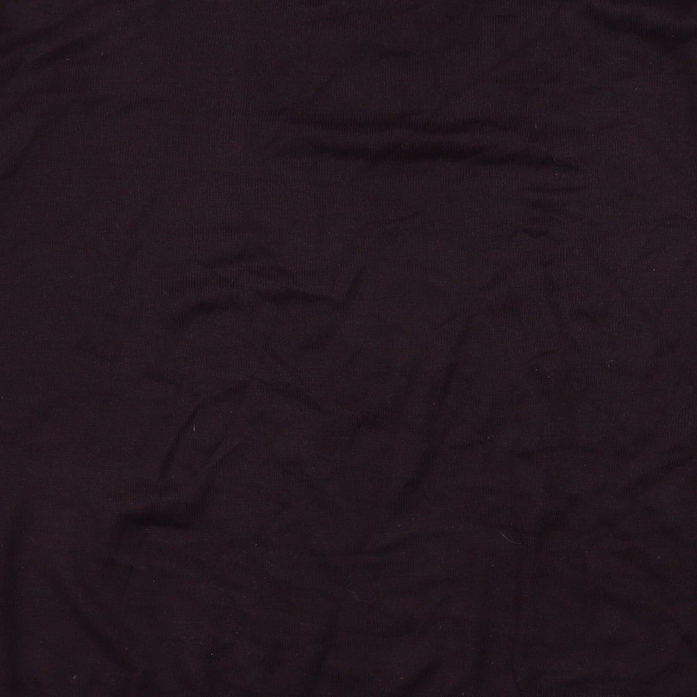 Capsule Mens Purple V-Neck  Acrylic Pullover Jumper Size 2XL