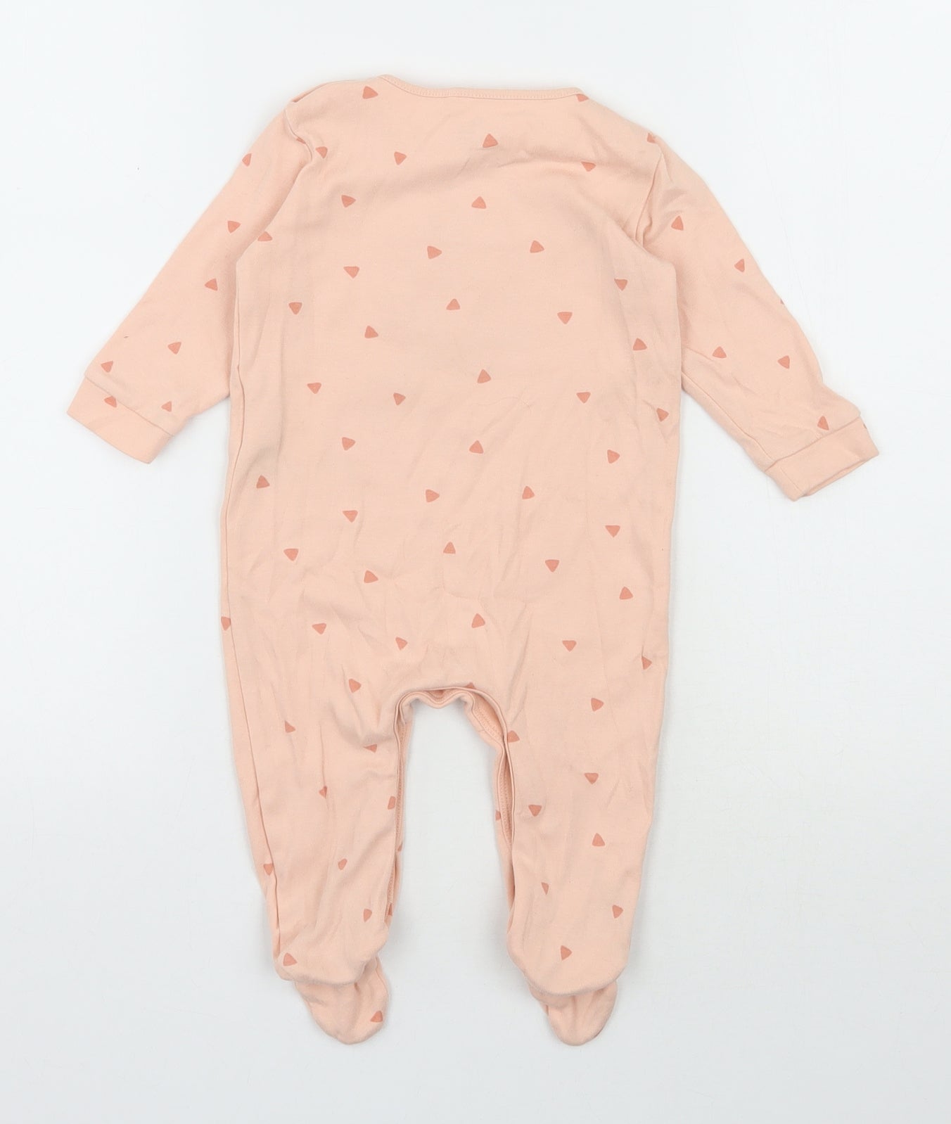 NEXT Boys Pink  100% Cotton Babygrow One-Piece Size 6-9 Months  Snap - I love my Daddy