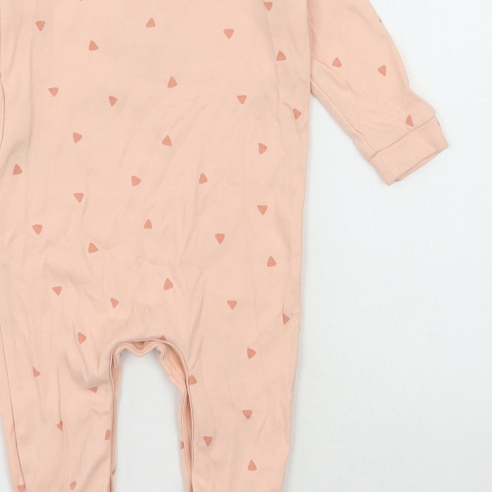 NEXT Boys Pink  100% Cotton Babygrow One-Piece Size 6-9 Months  Snap - I love my Daddy