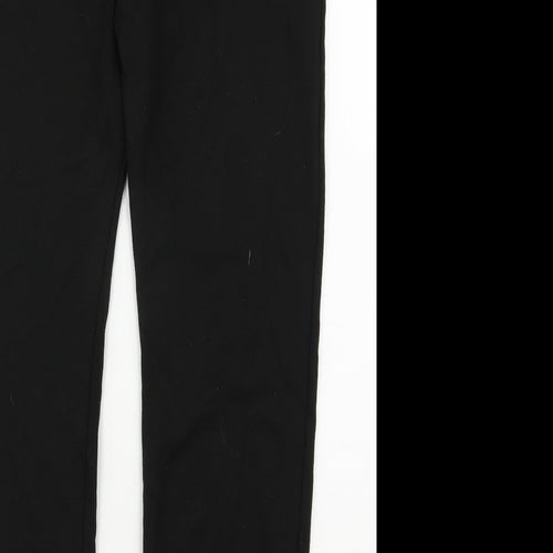 Crosshatch Mens Black  Cotton Sweatpants Trousers Size XL L29 in Regular Drawstring