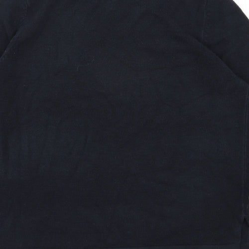 Marks and Spencer Womens Blue Round Neck  Acrylic Pullover Jumper Size 12