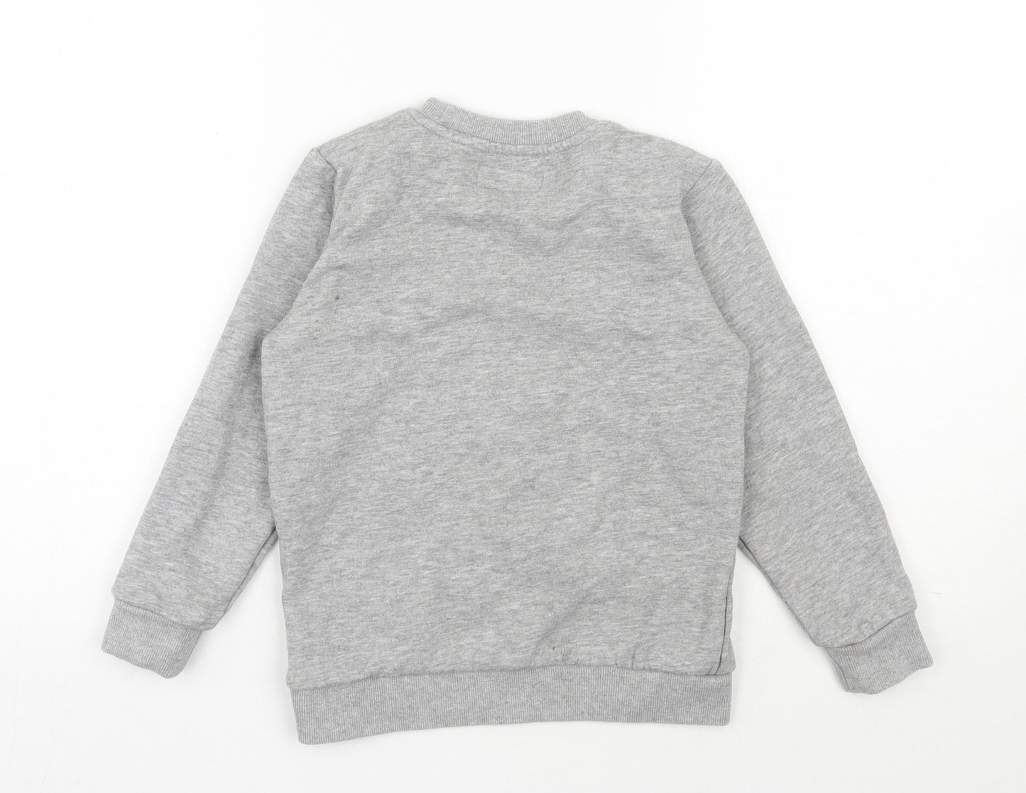 NEXT Boys Grey  Cotton Pullover Sweatshirt Size 7 Years  Pullover