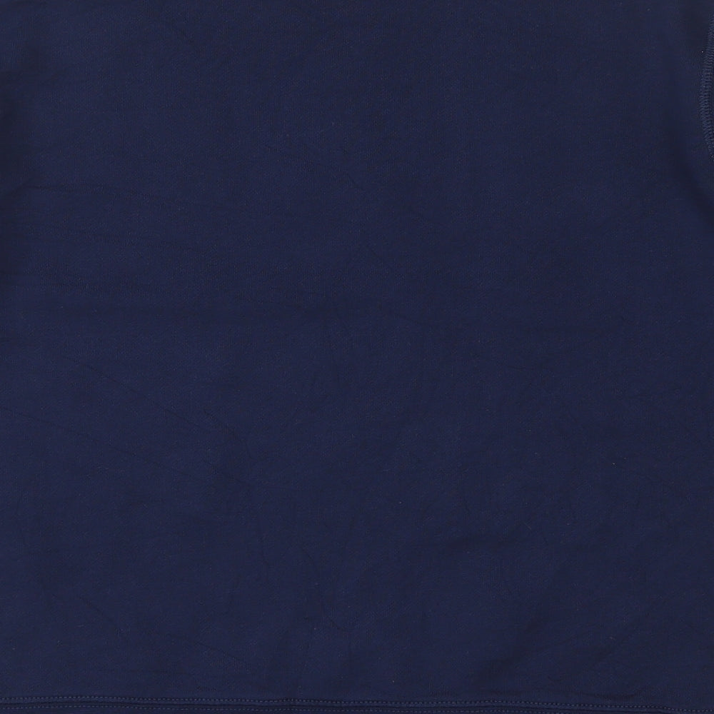 Marks and Spencer Mens Blue  Cotton Pullover Sweatshirt Size S