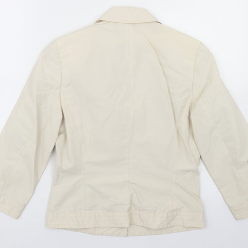 Mexx Womens Beige   Jacket Blazer Size 8  Button