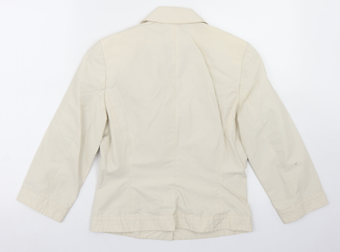 Mexx Womens Beige   Jacket Blazer Size 8  Button
