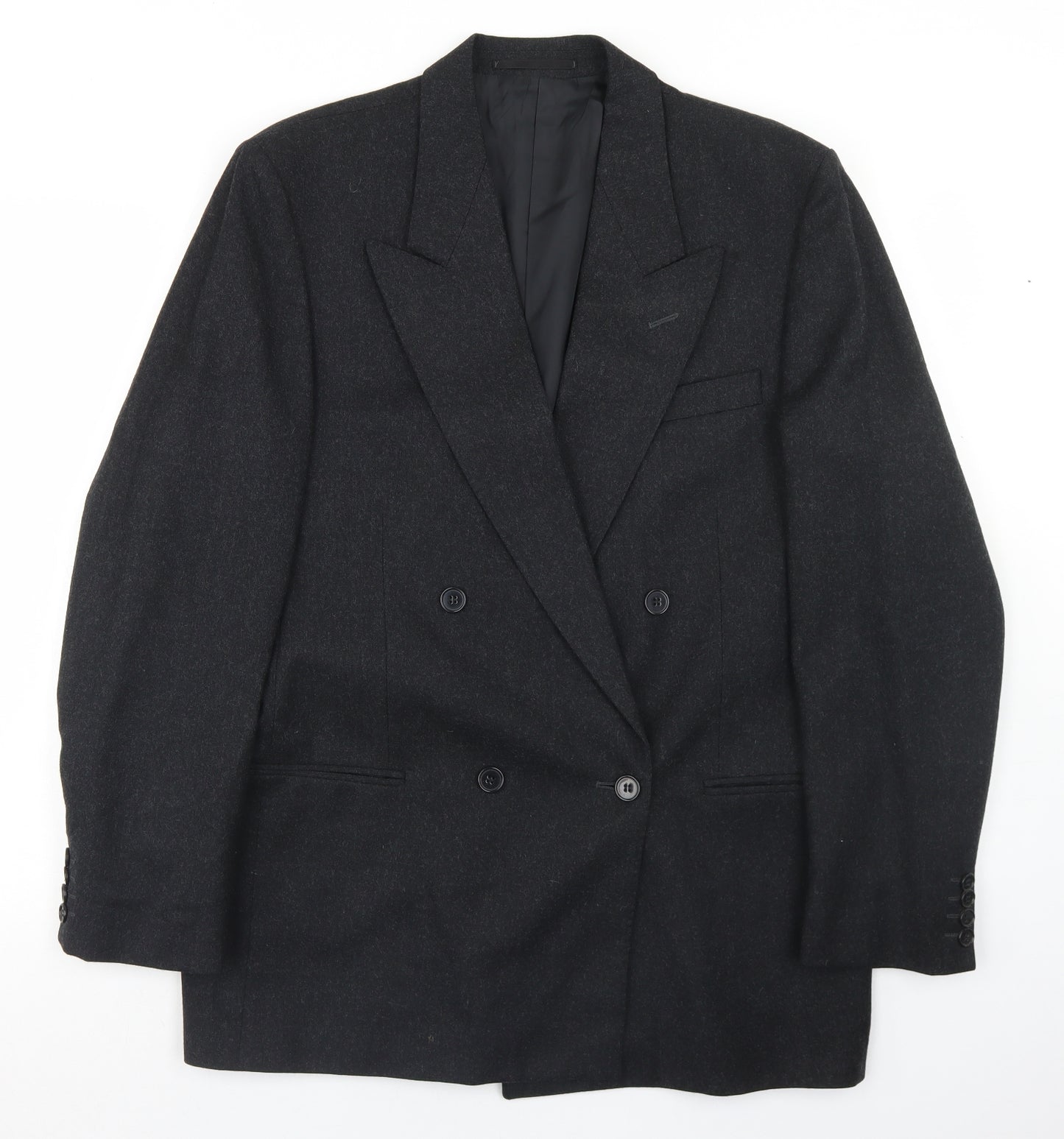 C&A Mens Grey  Wool Jacket Blazer Size 40
