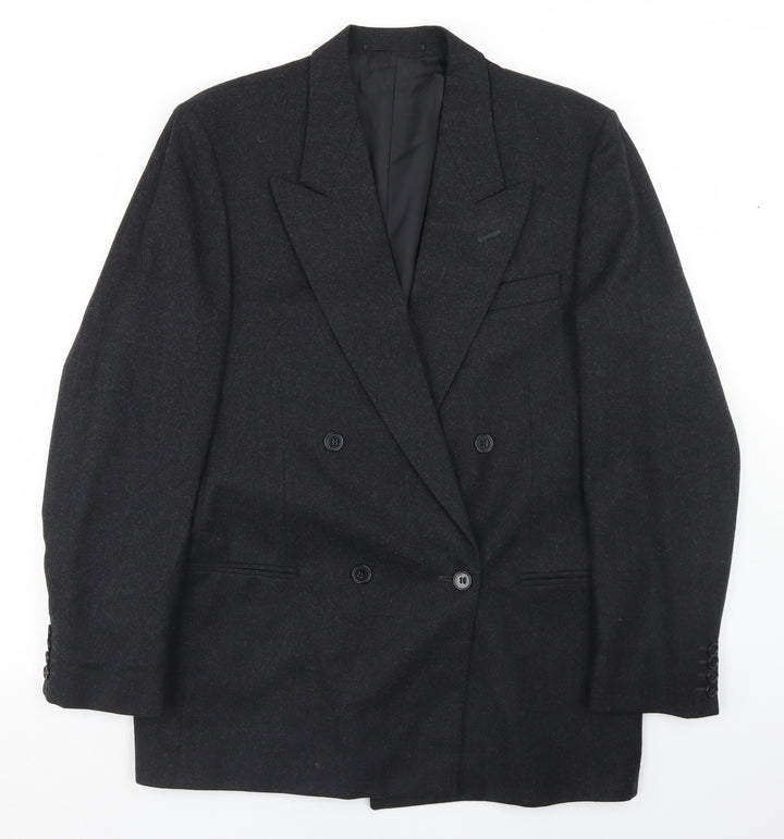C&A Mens Grey  Wool Jacket Blazer Size 40