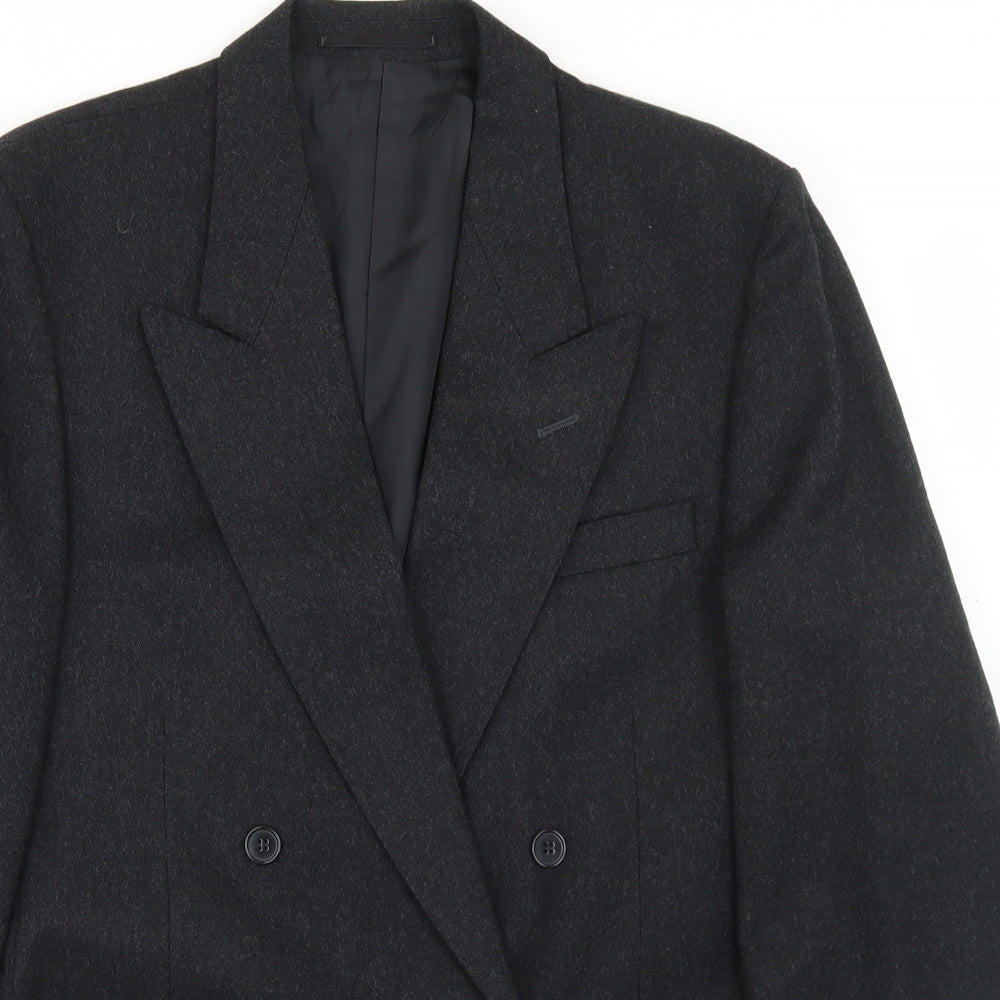 C&A Mens Grey  Wool Jacket Blazer Size 40