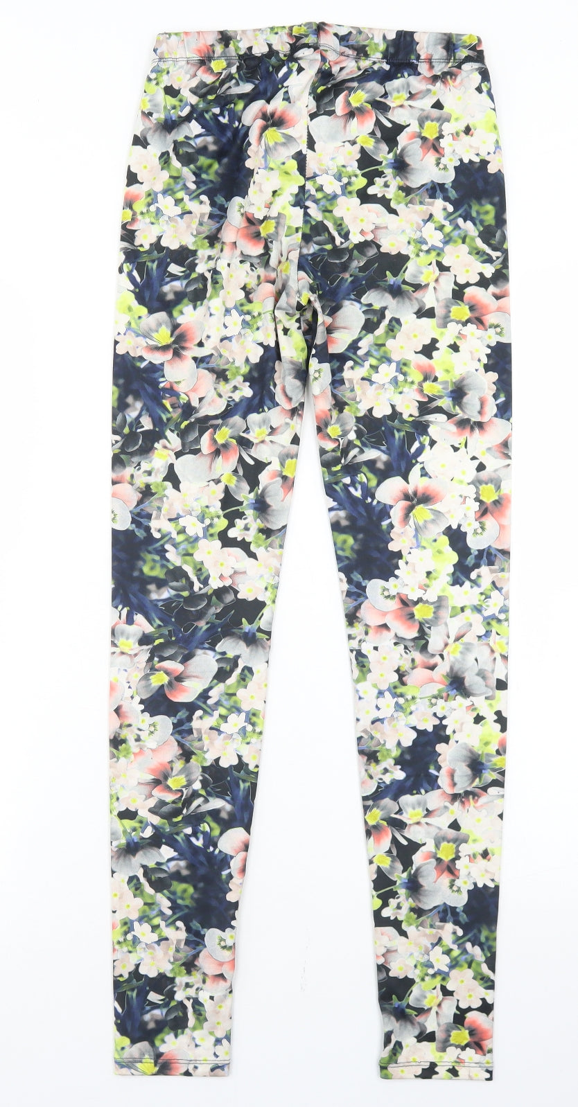 Atmosphere Womens Multicoloured Floral Polyester Jogger Leggings Size 8 L28 in