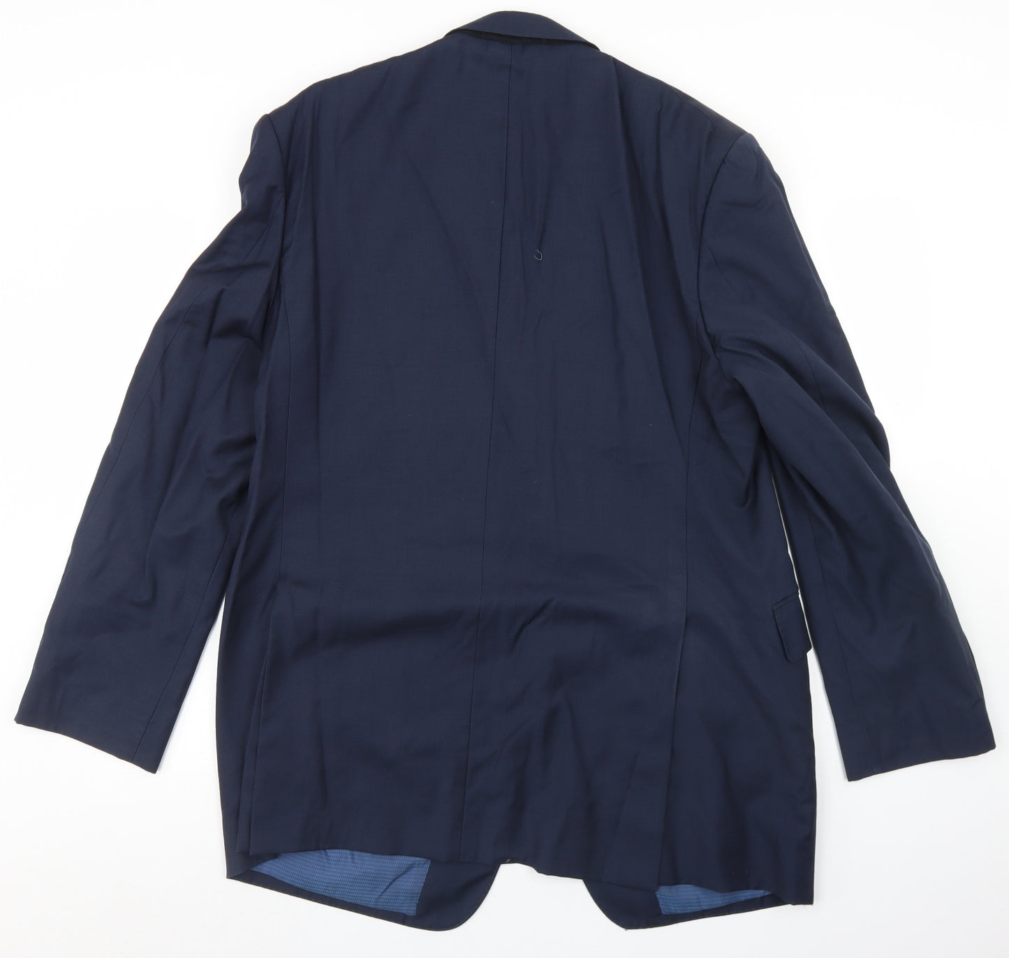 Sartorial Mens Blue  Wool Jacket Blazer Size 44