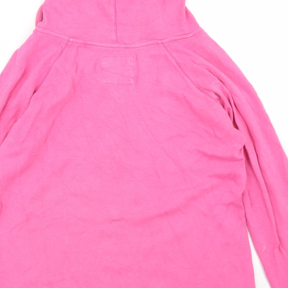 E-vie Womens Pink  Cotton Pullover Hoodie Size 12