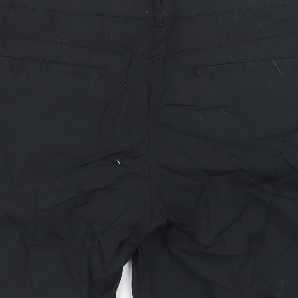 V by Very Womens Black  Cotton Cargo Shorts Size 20 L6 in Regular Button