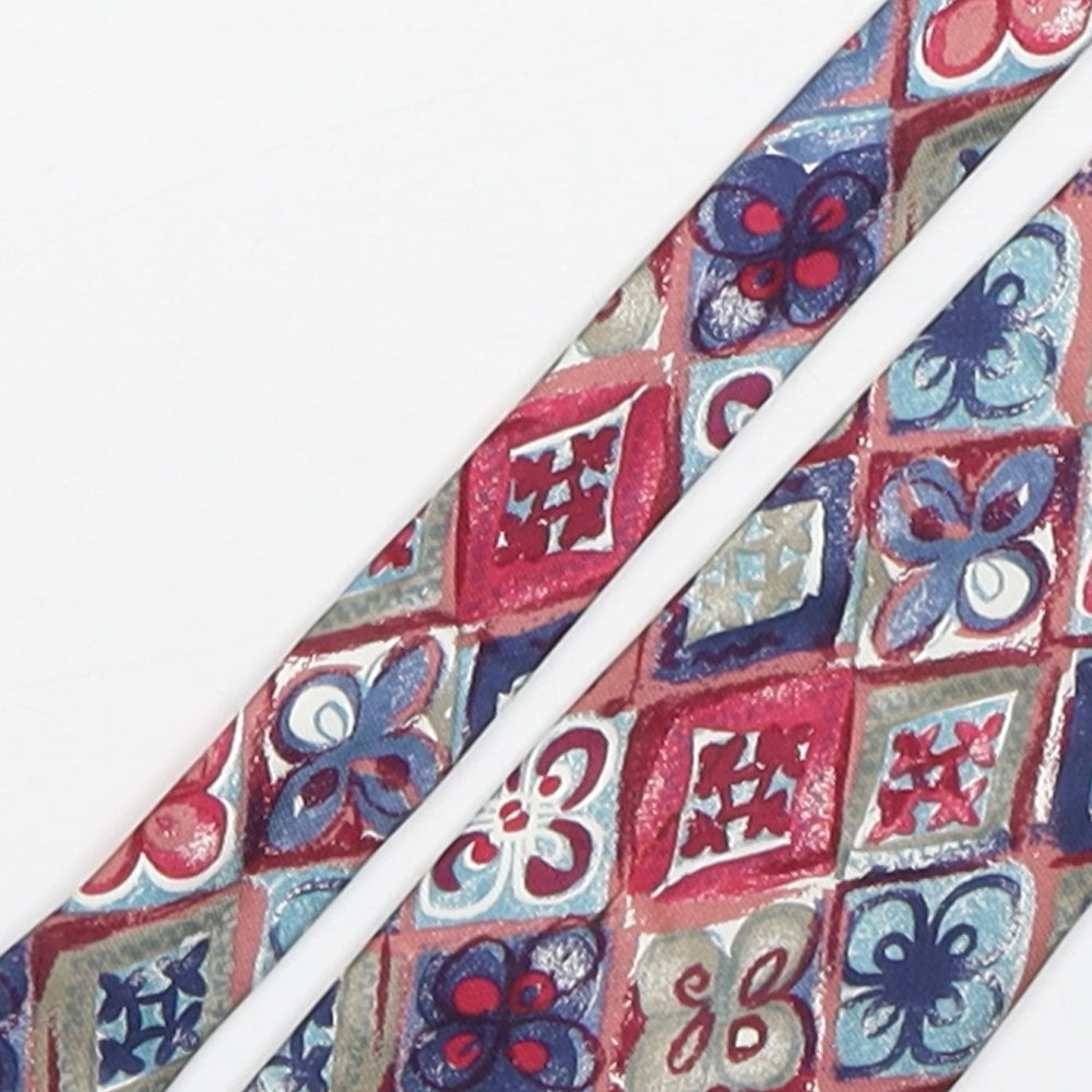 Marks and Spencer Mens Multicoloured Floral Silk Pointed Tie One Size