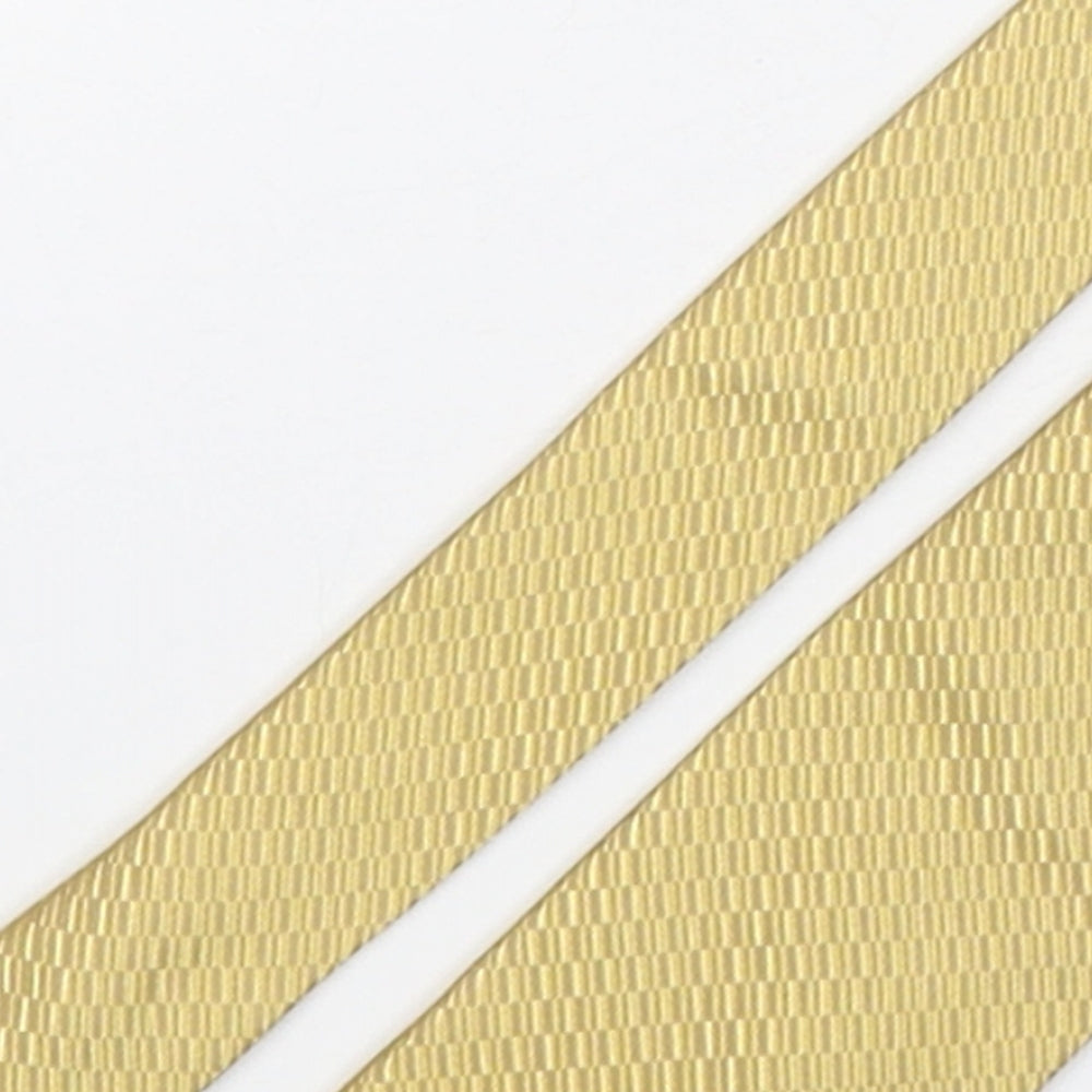 Jeff Banks  Mens Gold  Silk Pointed Tie One Size
