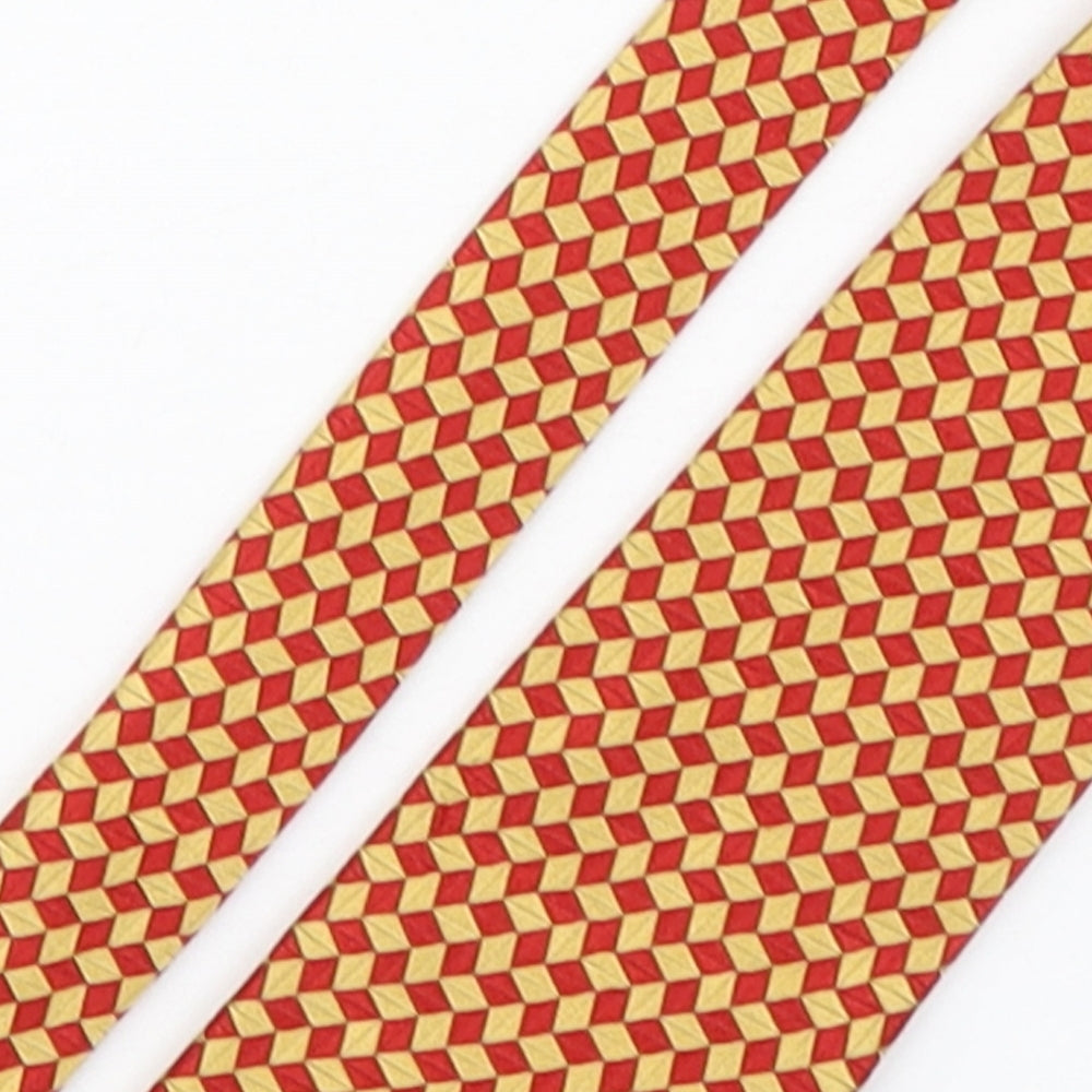 Charles Tyrwhitt Mens Multicoloured Plaids & Checks Silk Pointed Tie One Size