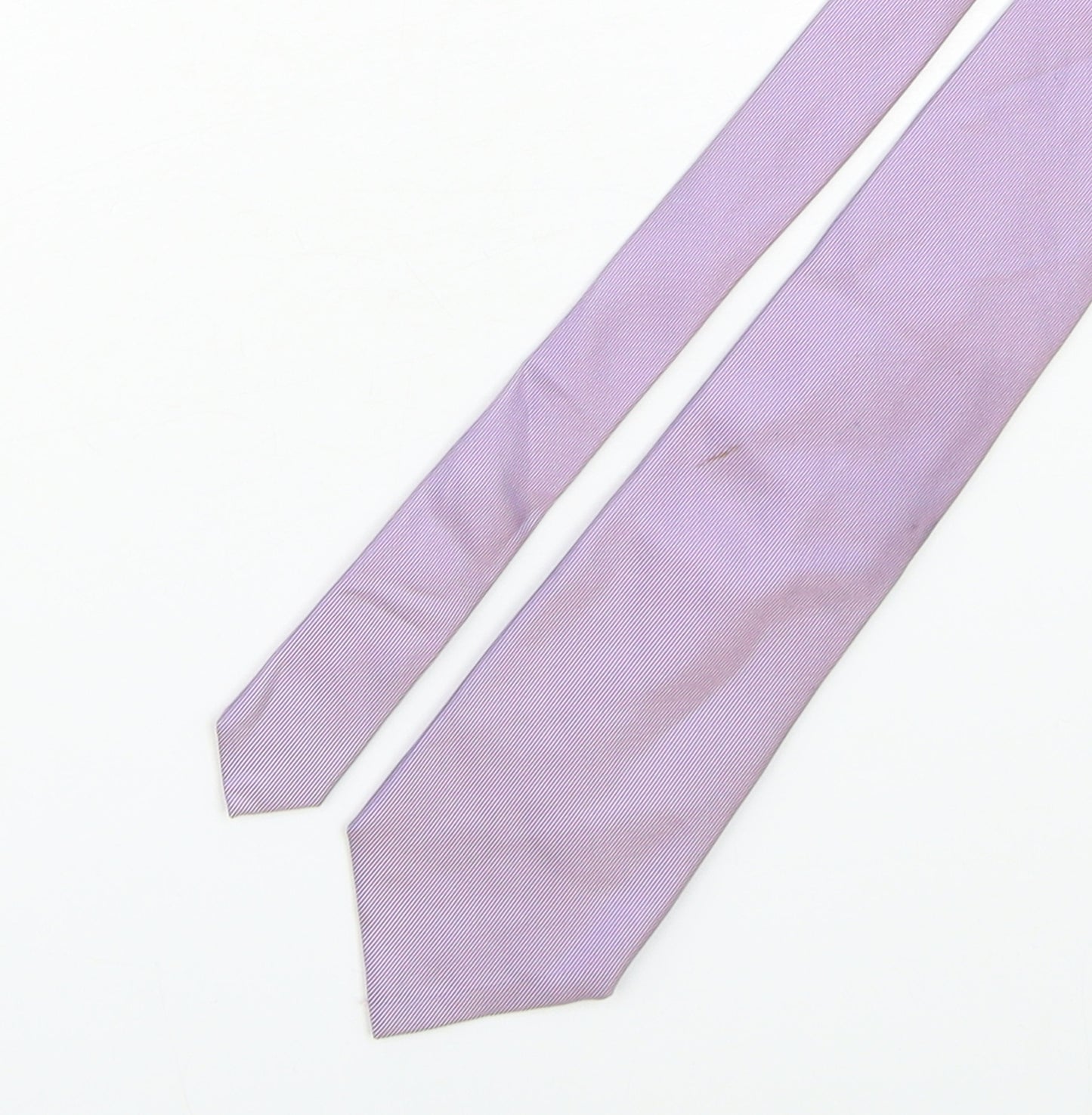 Michaelis Mens Pink Striped Silk Pointed Tie One Size
