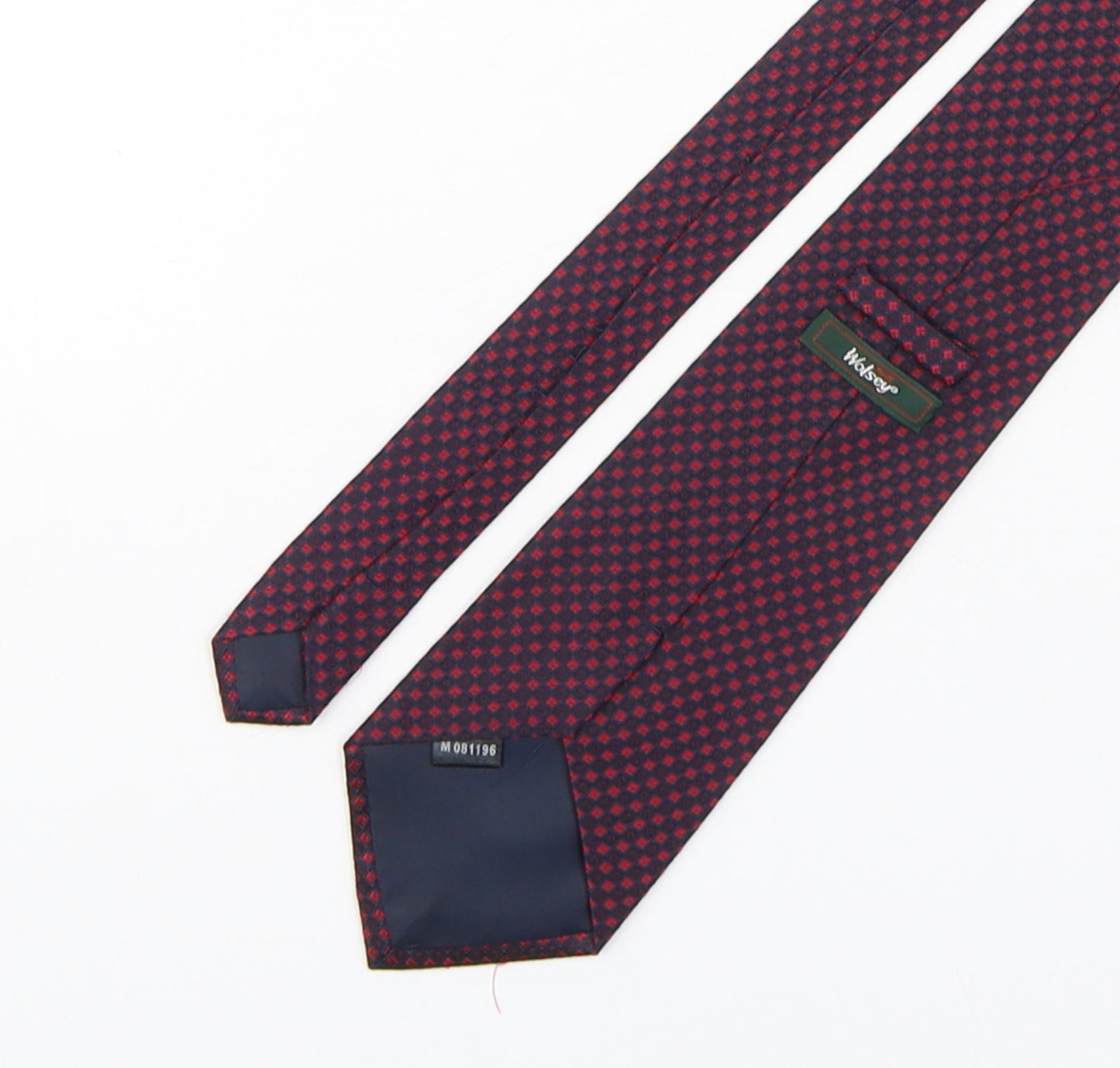 Wolsey Mens Multicoloured Plaids & Checks Silk Pointed Tie One Size