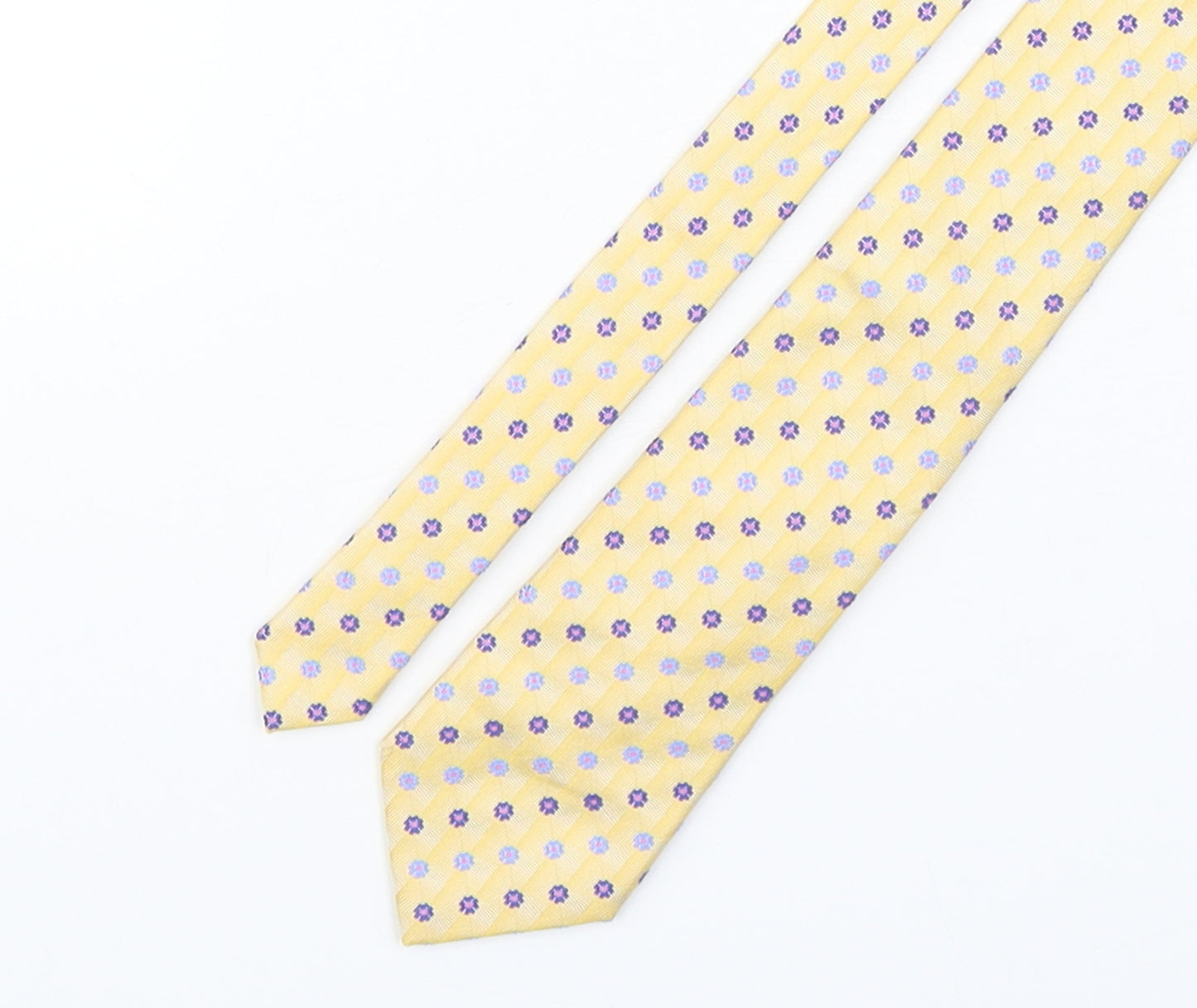 Hathaway Mens Multicoloured Floral Silk Pointed Tie One Size