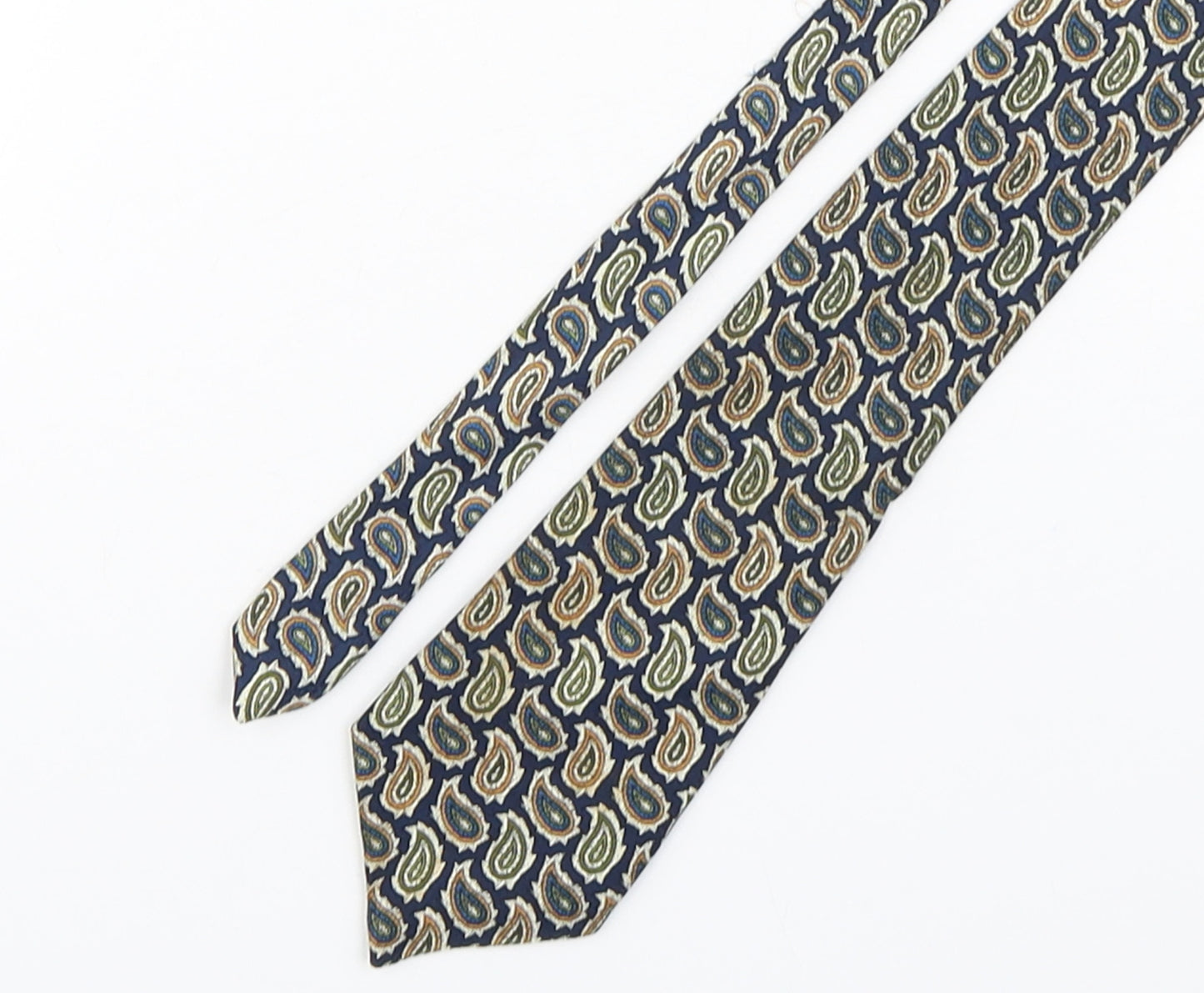 MC Mens Multicoloured Paisley Polyester Pointed Tie One Size