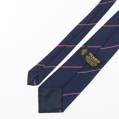 Filaspun Mens Multicoloured Striped Polyester Pointed Tie One Size - 1999