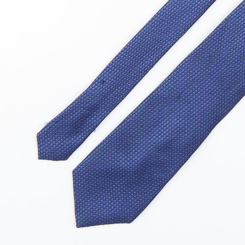 Stovel & Mason Mens Blue  Silk Pointed Tie One Size