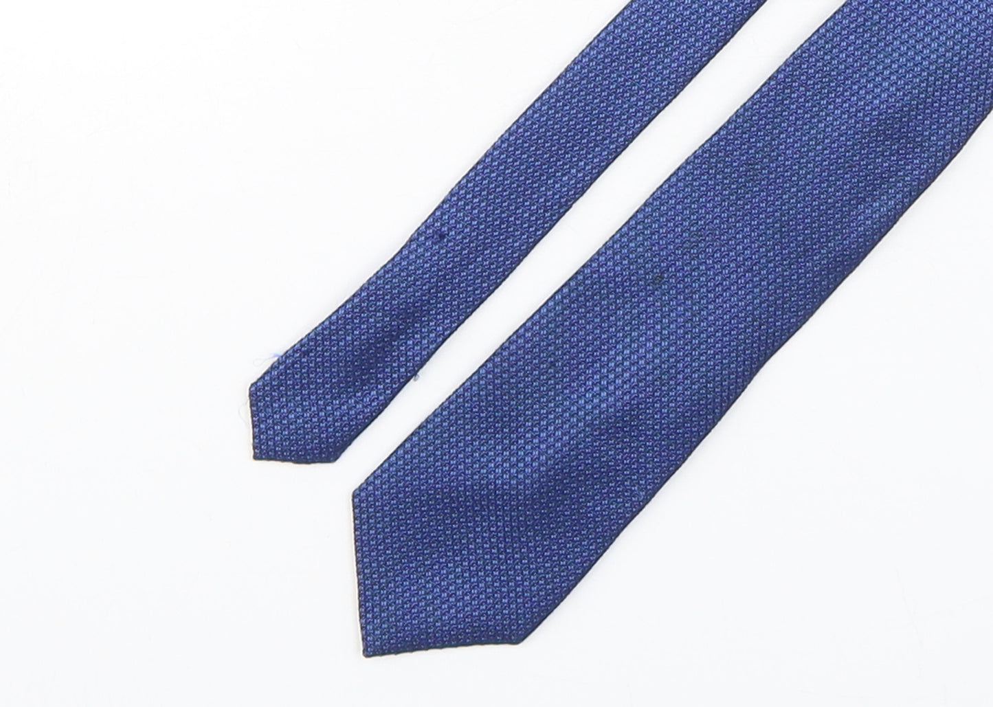 Stovel & Mason Mens Blue  Silk Pointed Tie One Size