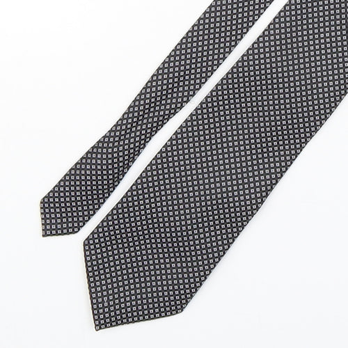 Marks and Spencer Mens Multicoloured Geometric Polyester Pointed Tie One Size