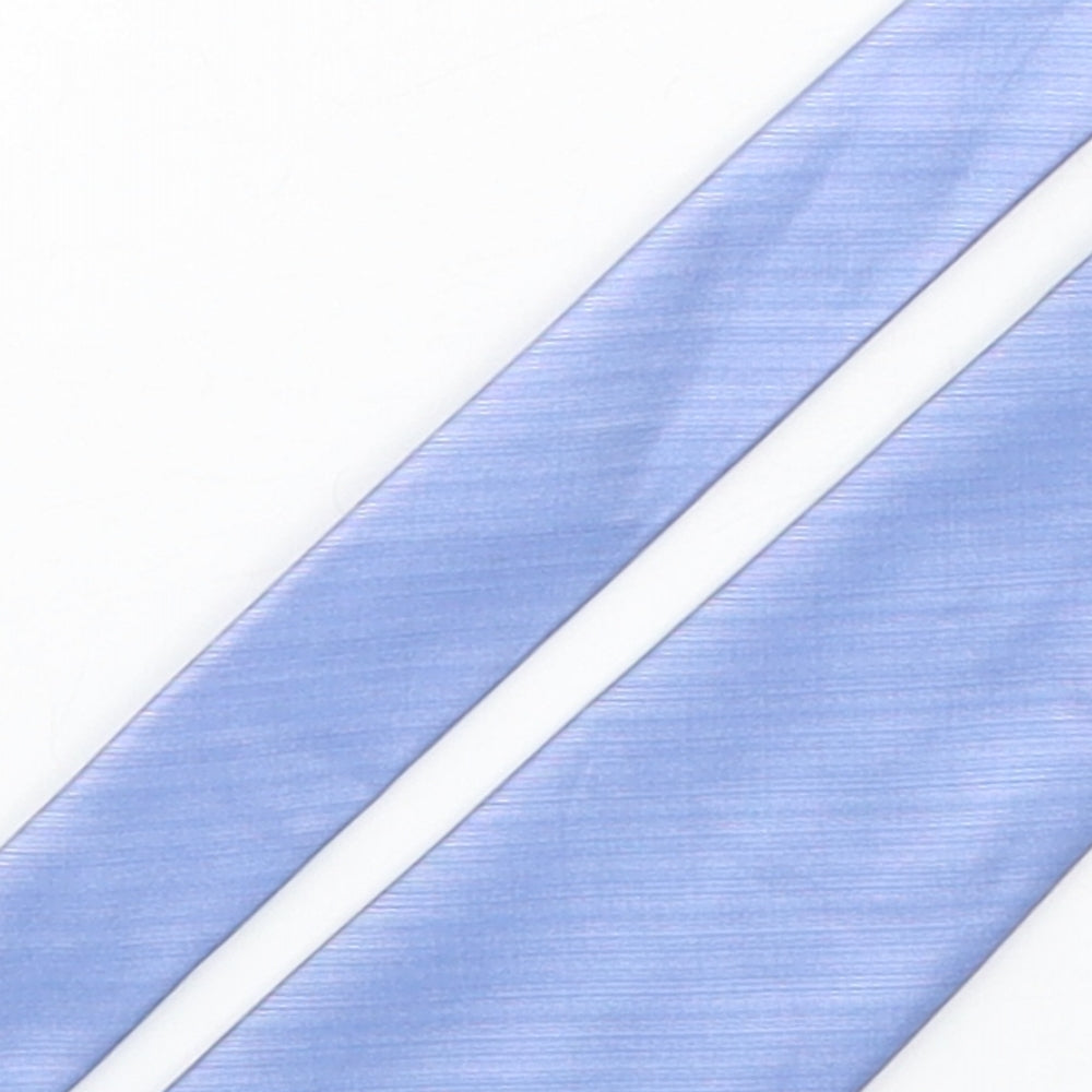 Scott&Taylor Mens Blue  Polyester Pointed Tie One Size