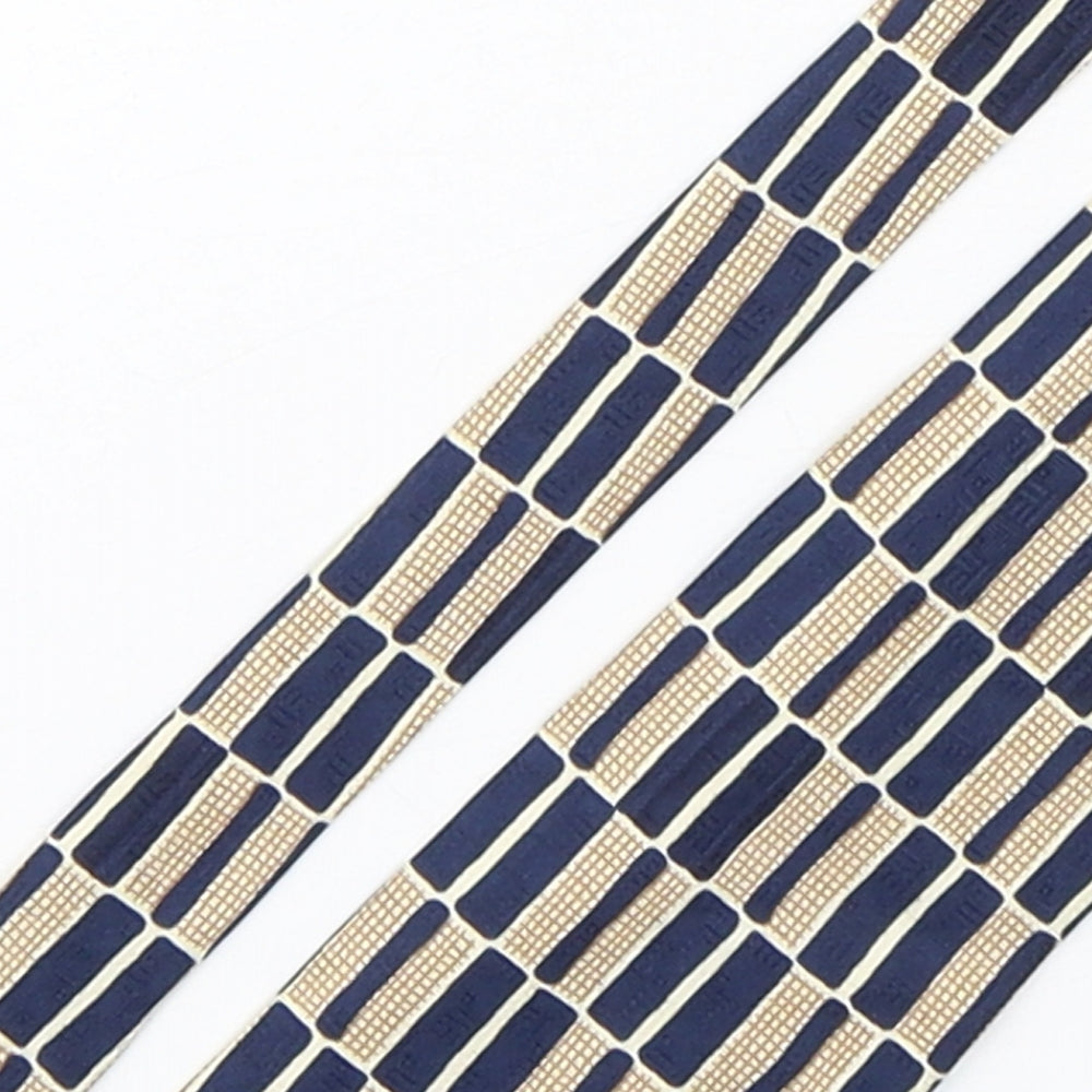 NEXT Mens Multicoloured Geometric Silk Pointed Tie One Size