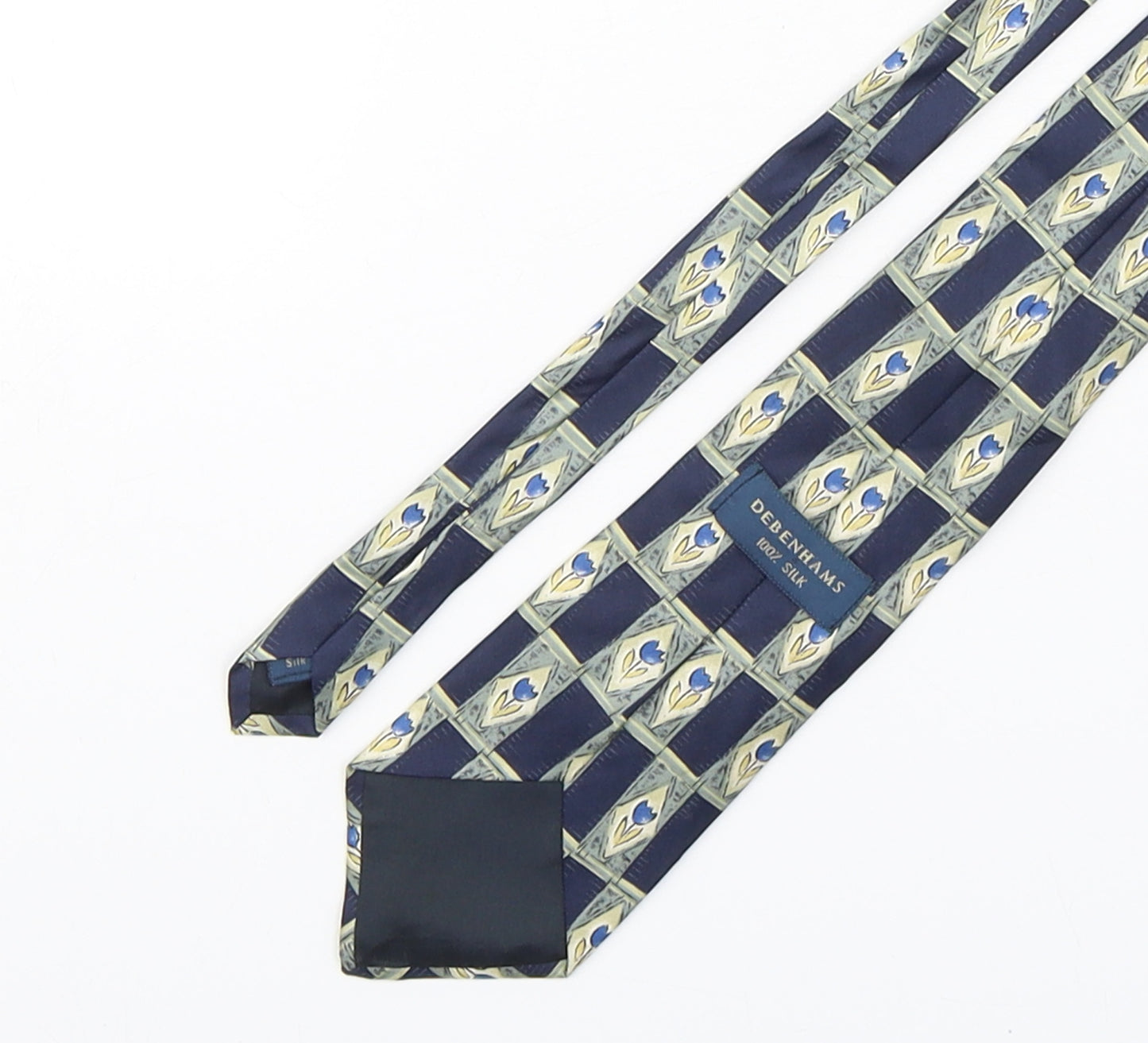 Debenhams Mens Multicoloured Floral Silk Pointed Tie One Size