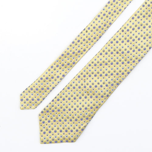 Hemley Mens Multicoloured Polka Dot Silk Pointed Tie One Size