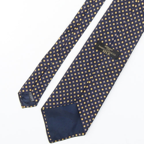Marks and Spencer Mens Multicoloured Floral Silk Pointed Tie One Size